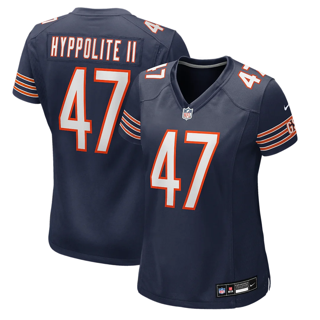 Zennovawear Ruben Hyppolite II Chicago Bears Women's Team Game Jersey - Navy