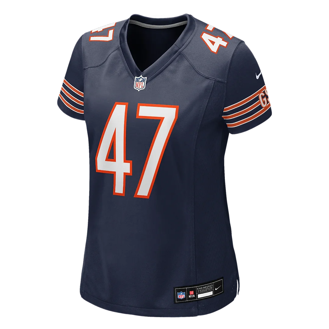 Zennovawear Ruben Hyppolite II Chicago Bears Women's Team Game Jersey - Navy
