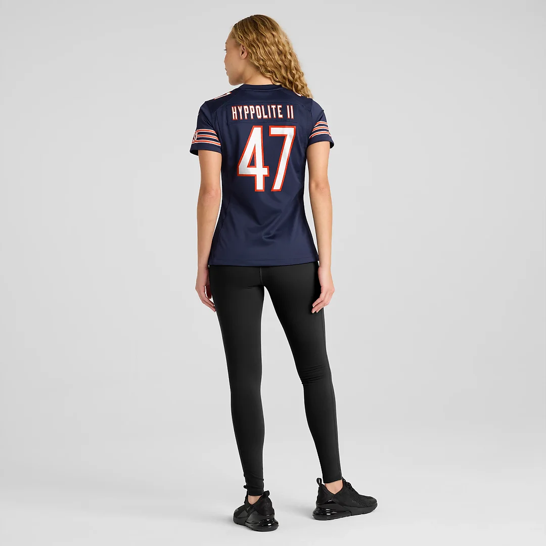 Zennovawear Ruben Hyppolite II Chicago Bears Women's Team Game Jersey - Navy