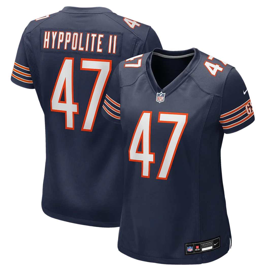 Zennovawear Ruben Hyppolite II Chicago Bears Women's Team Game Jersey - Navy
