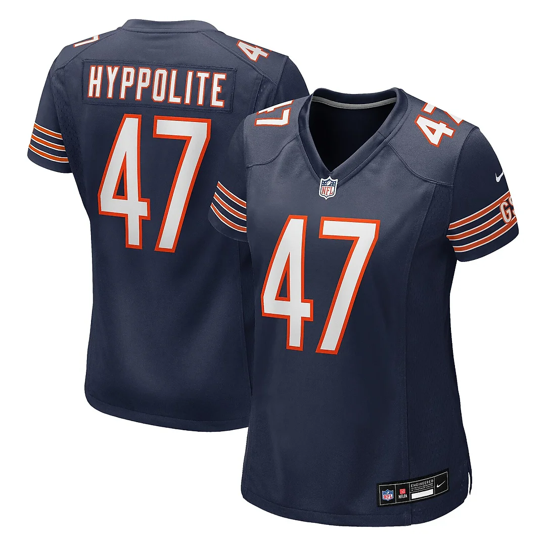 Zennovawear Ruben Hyppolite II Chicago Bears Women's Team Game Jersey - Navy