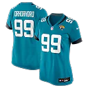 Zennovawear Ruke Orhorhoro Jacksonville Jaguars Women's Team Game Jersey - Teal