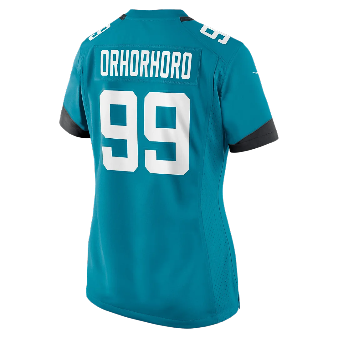 Zennovawear Ruke Orhorhoro Jacksonville Jaguars Women's Team Game Jersey - Teal