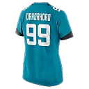 Zennovawear Ruke Orhorhoro Jacksonville Jaguars Women's Team Game Jersey - Teal