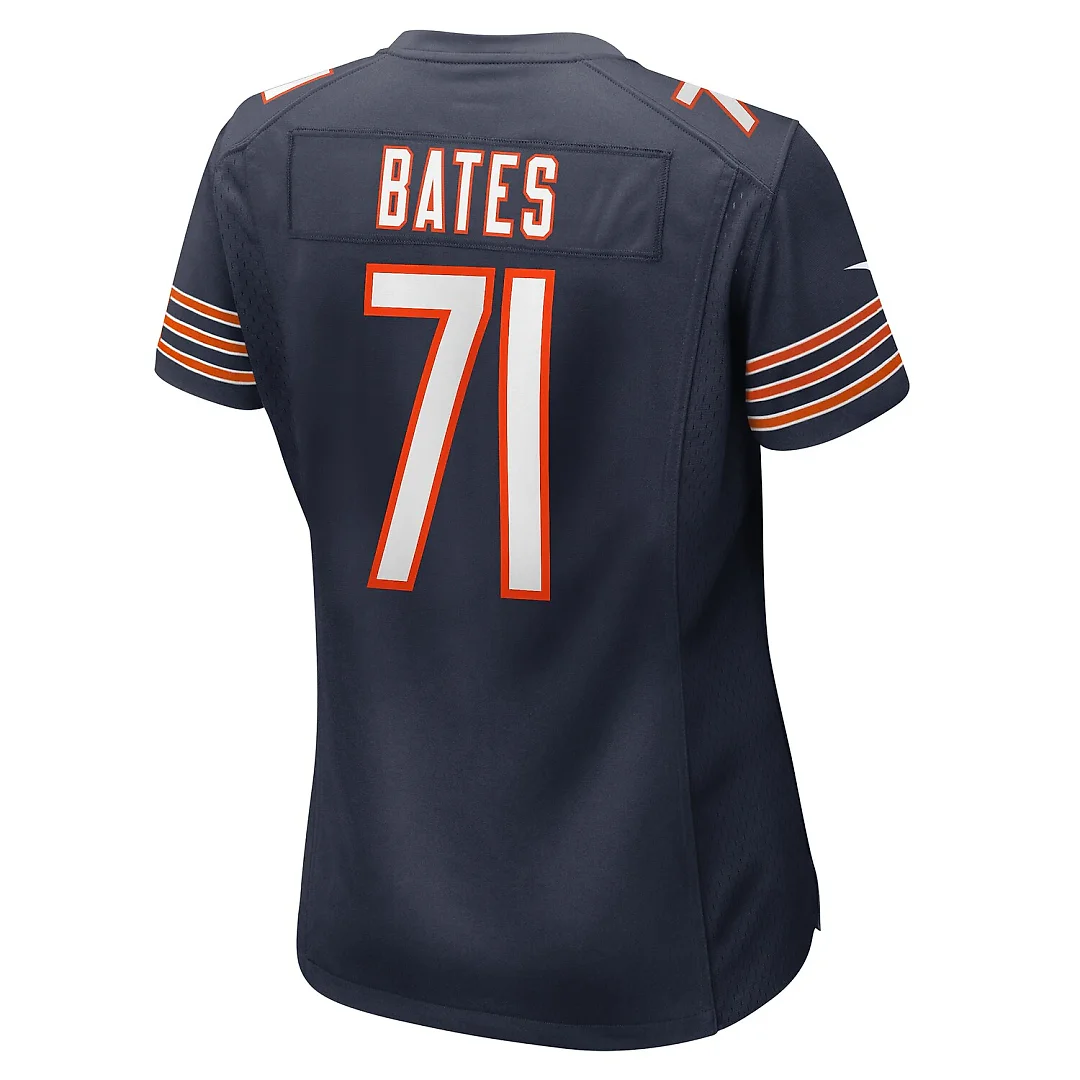 Zennovawear Ryan Bates Chicago Bears Women's Game Jersey - Navy