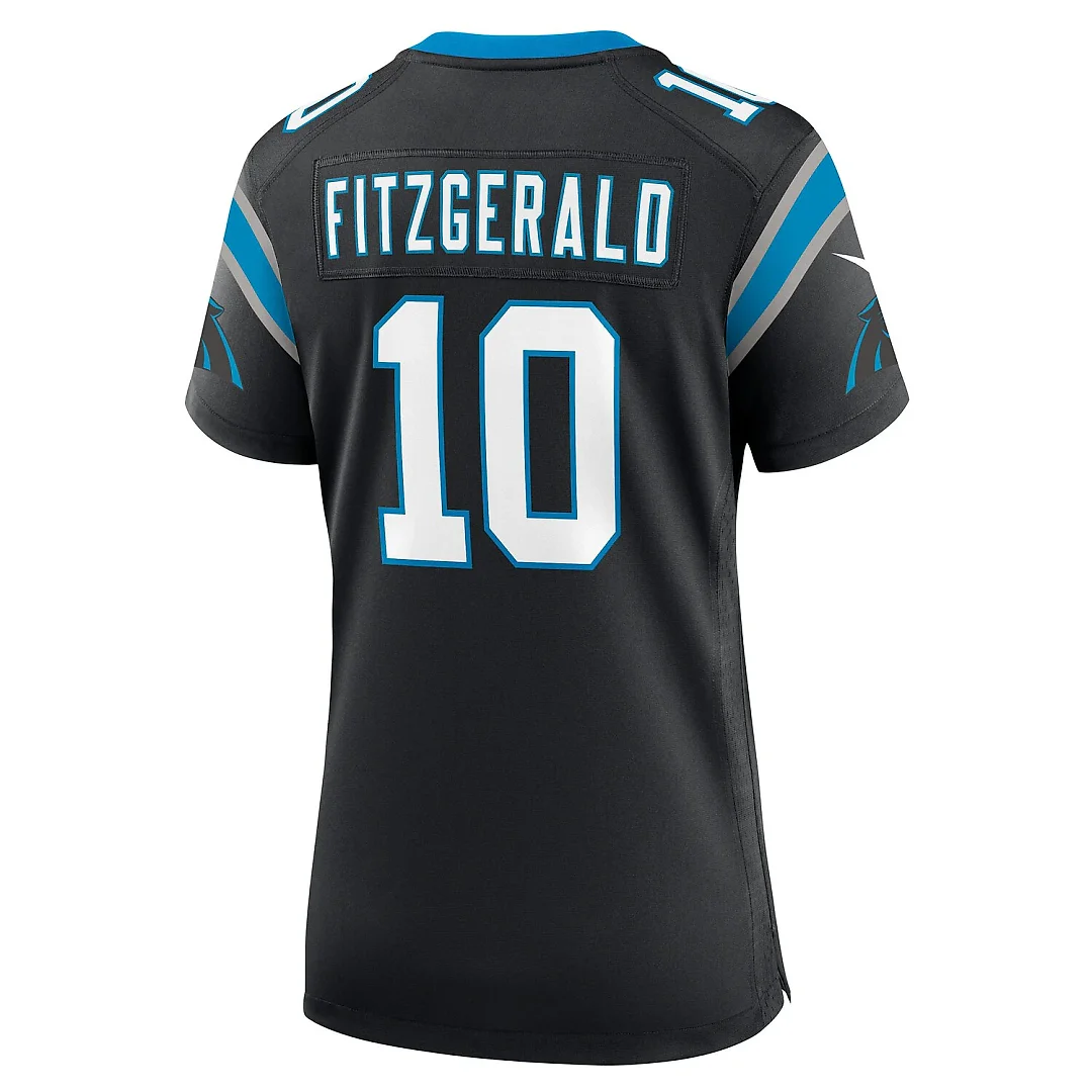 Zennovawear Ryan Fitzgerald Carolina Panthers Women's Team Game Jersey - Black