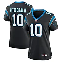 Zennovawear Ryan Fitzgerald Carolina Panthers Women's Team Game Jersey - Black