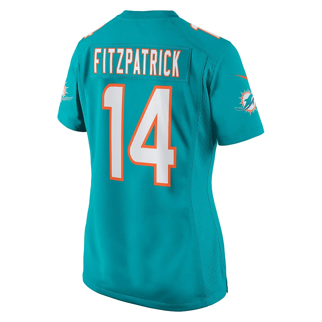 Zennovawear Ryan Fitzpatrick Miami Dolphins Women's Game Jersey - Aqua