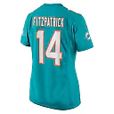 Zennovawear Ryan Fitzpatrick Miami Dolphins Women's Game Jersey - Aqua