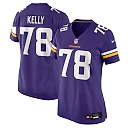 Zennovawear Ryan Kelly Minnesota Vikings Women's Team Game Jersey - Purple