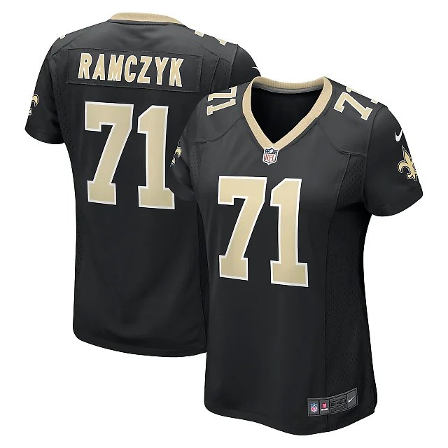 Zennovawear Ryan Ramczyk New Orleans Saints Women's Game Jersey - Black