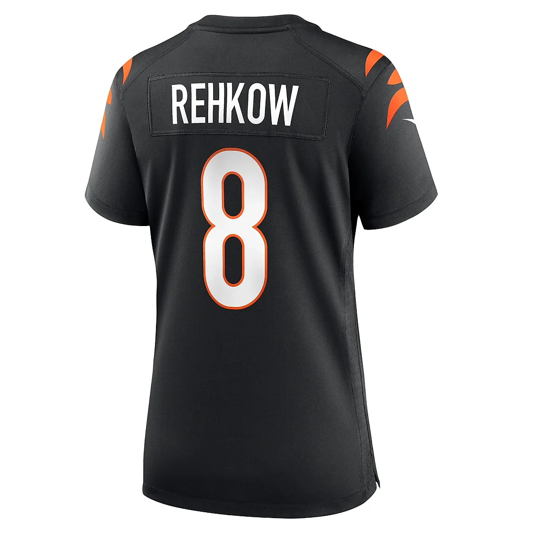 Zennovawear Ryan Rehkow Cincinnati Bengals Women's Game Jersey - Black