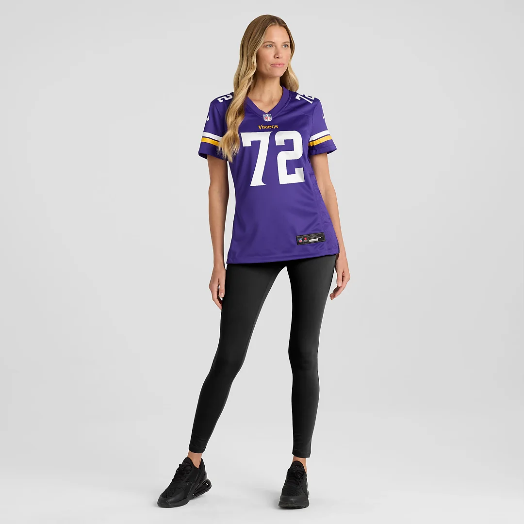 Zennovawear Ryan Van Demark Minnesota Vikings Women's Team Game Jersey - Purple