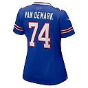 Zennovawear Ryan Van Demark Buffalo Bills Women's Game Player Jersey - Royal