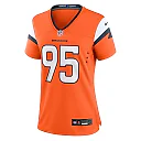 Zennovawear Sai'vion Jones Denver Broncos Women's Team Game Jersey - Orange