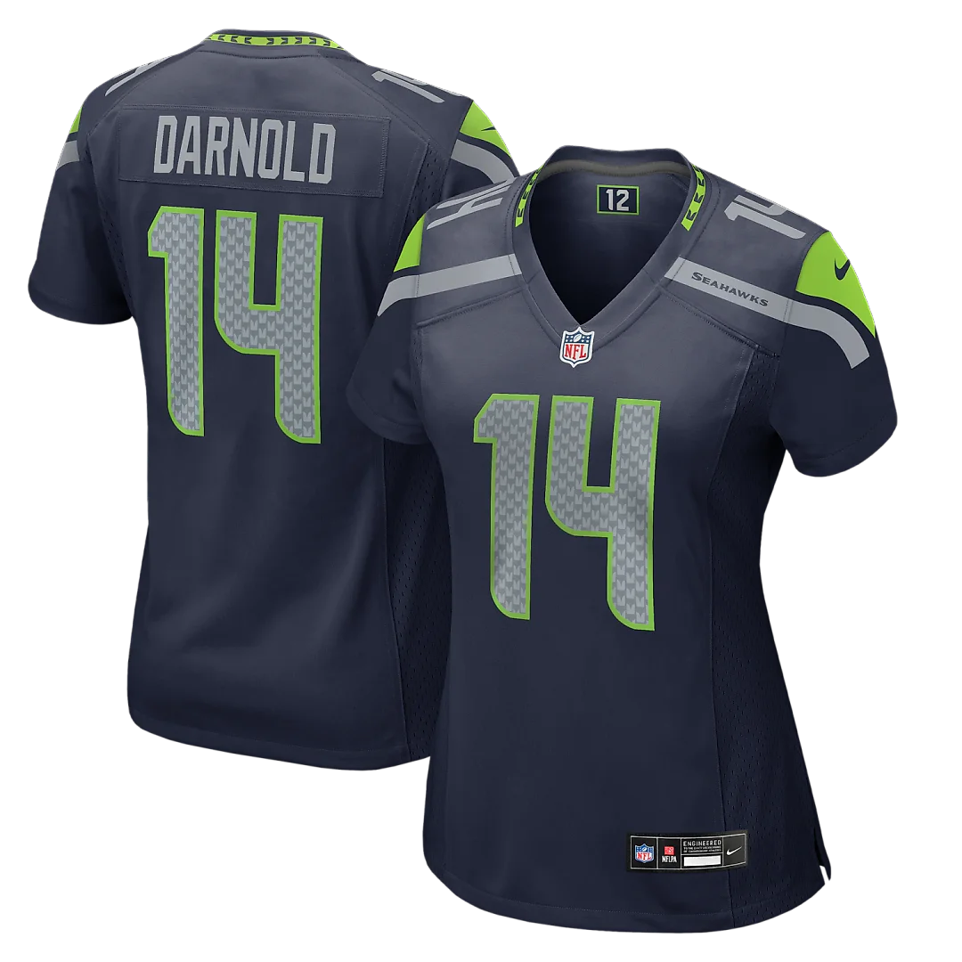Zennovawear Sam Darnold Seattle Seahawks Women's Team Game Jersey - College Navy