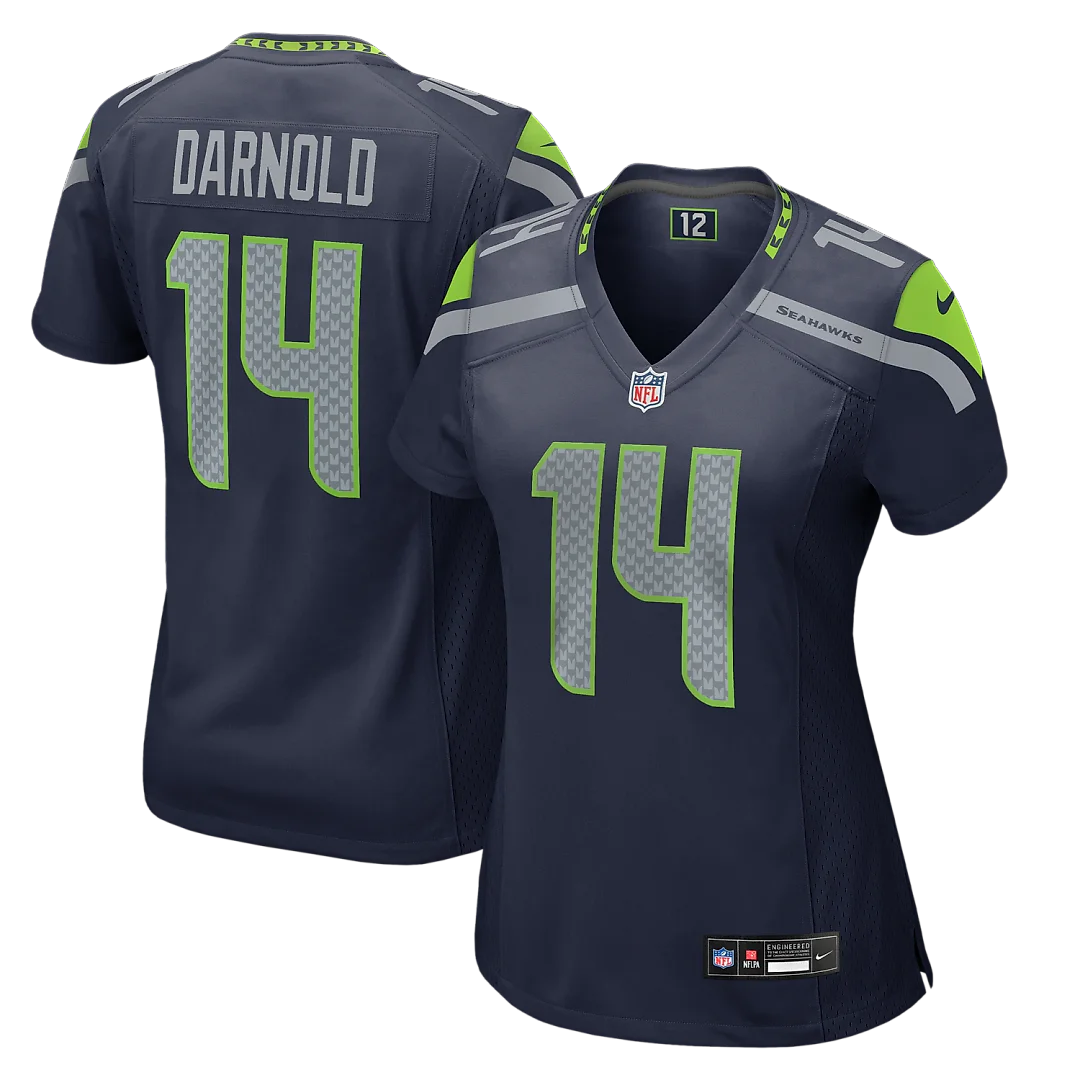Zennovawear Sam Darnold Seattle Seahawks Women's Team Game Jersey - College Navy