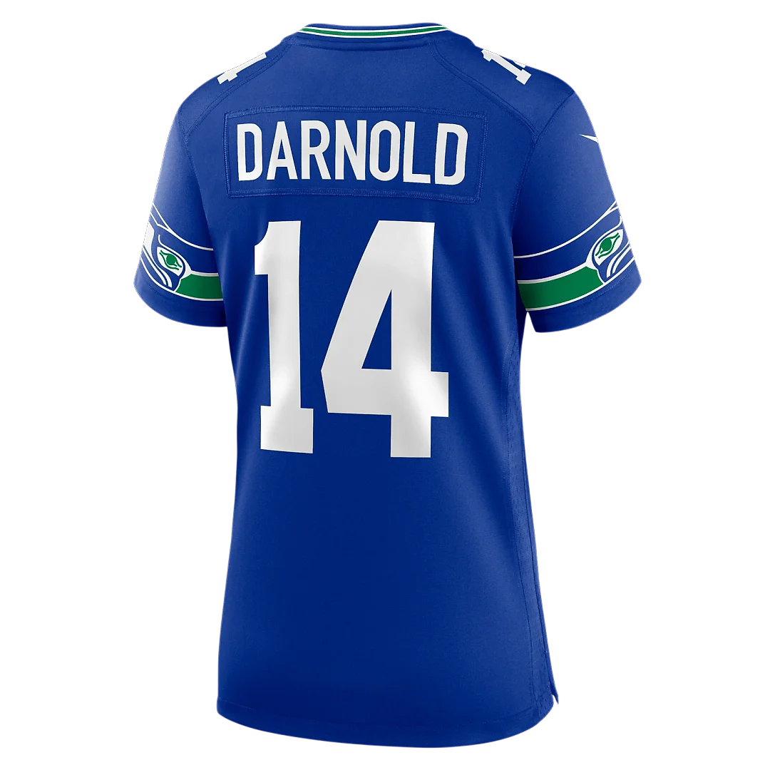 Zennovawear Sam Darnold Seattle Seahawks Women's Alternate Game Jersey - Royal