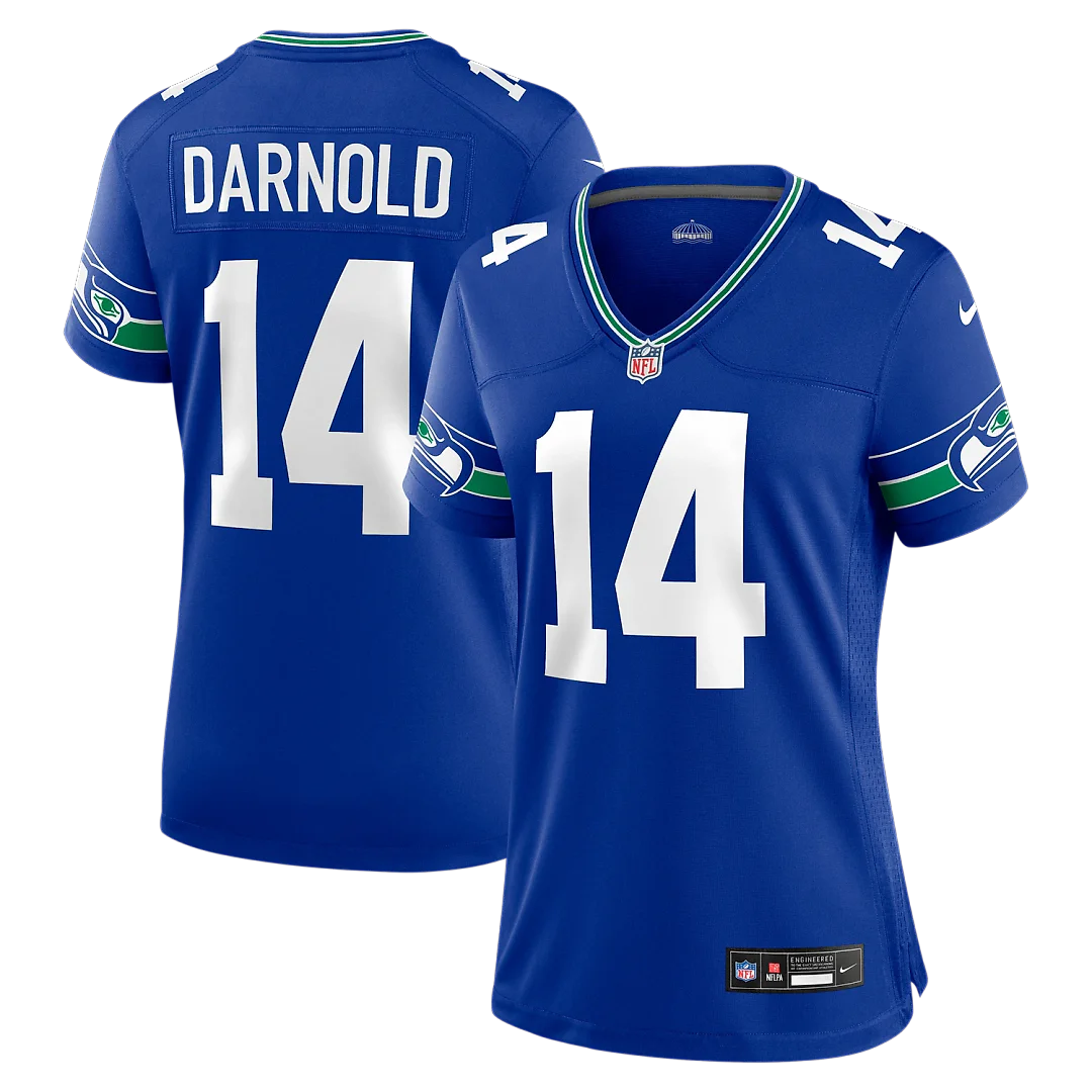 Zennovawear Sam Darnold Seattle Seahawks Women's Alternate Game Jersey - Royal