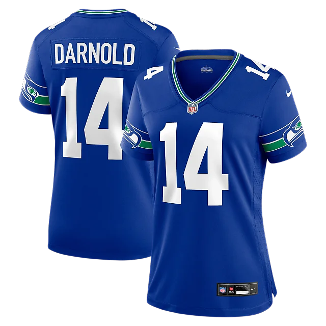 Zennovawear Sam Darnold Seattle Seahawks Women's Alternate Game Jersey - Royal