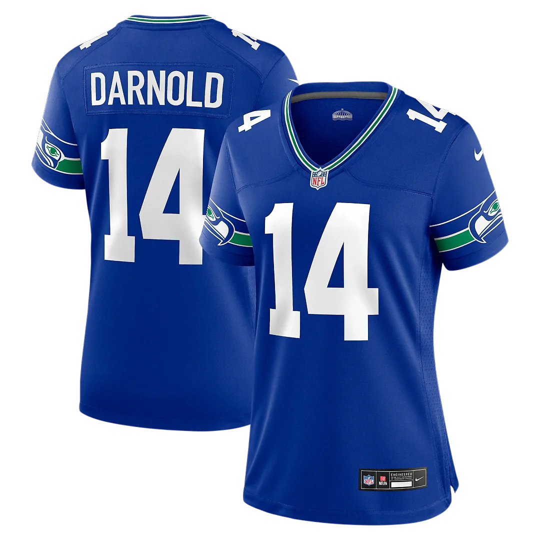 Zennovawear Sam Darnold Seattle Seahawks Women's Alternate Game Jersey - Royal