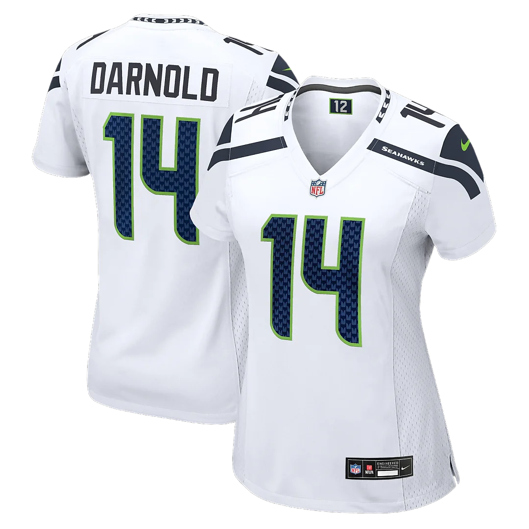 Zennovawear Sam Darnold Seattle Seahawks Women's Game Jersey - White