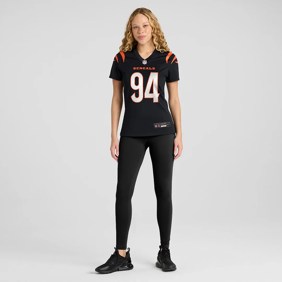 Zennovawear Sam Hubbard Cincinnati Bengals Women's Player Jersey - Black