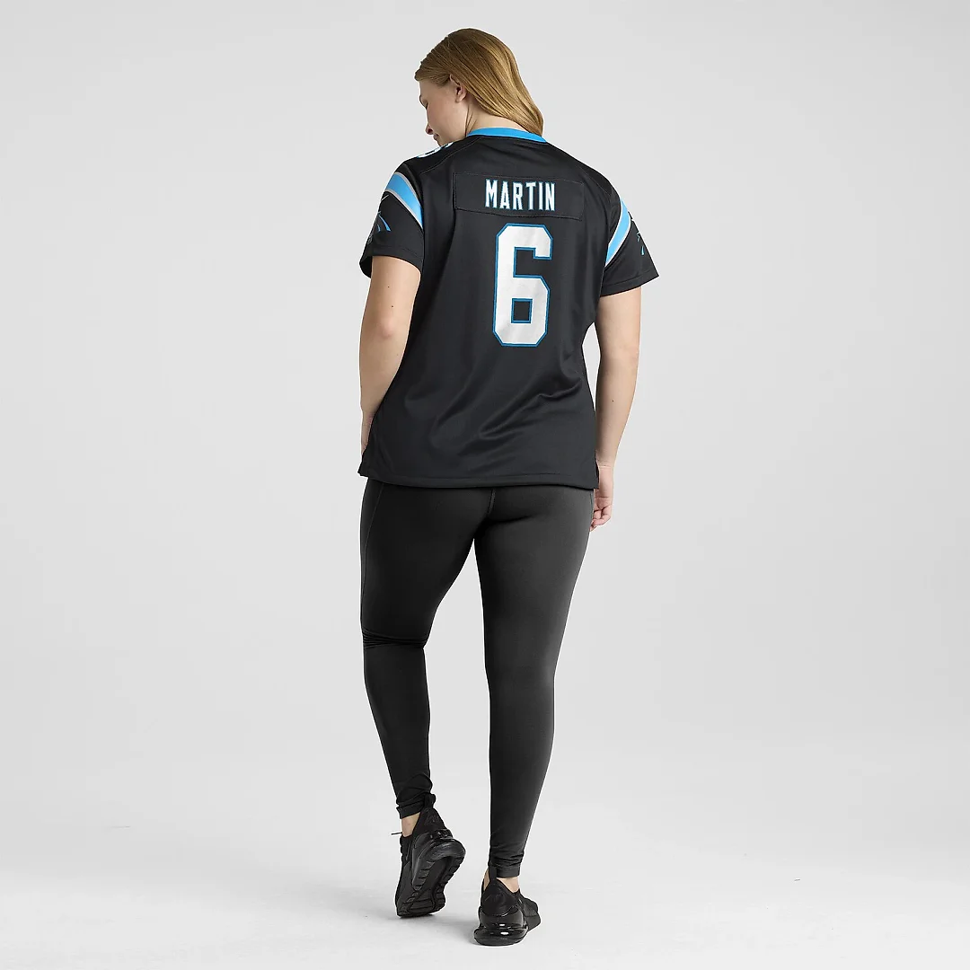 Zennovawear Sam Martin Carolina Panthers Women's Team Game Jersey - Black