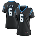Zennovawear Sam Martin Carolina Panthers Women's Team Game Jersey - Black