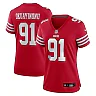 Zennovawear Sam Okuayinonu San Francisco 49ers Women's Team Game Jersey - Scarlet