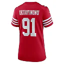 Zennovawear Sam Okuayinonu San Francisco 49ers Women's Team Game Jersey - Scarlet