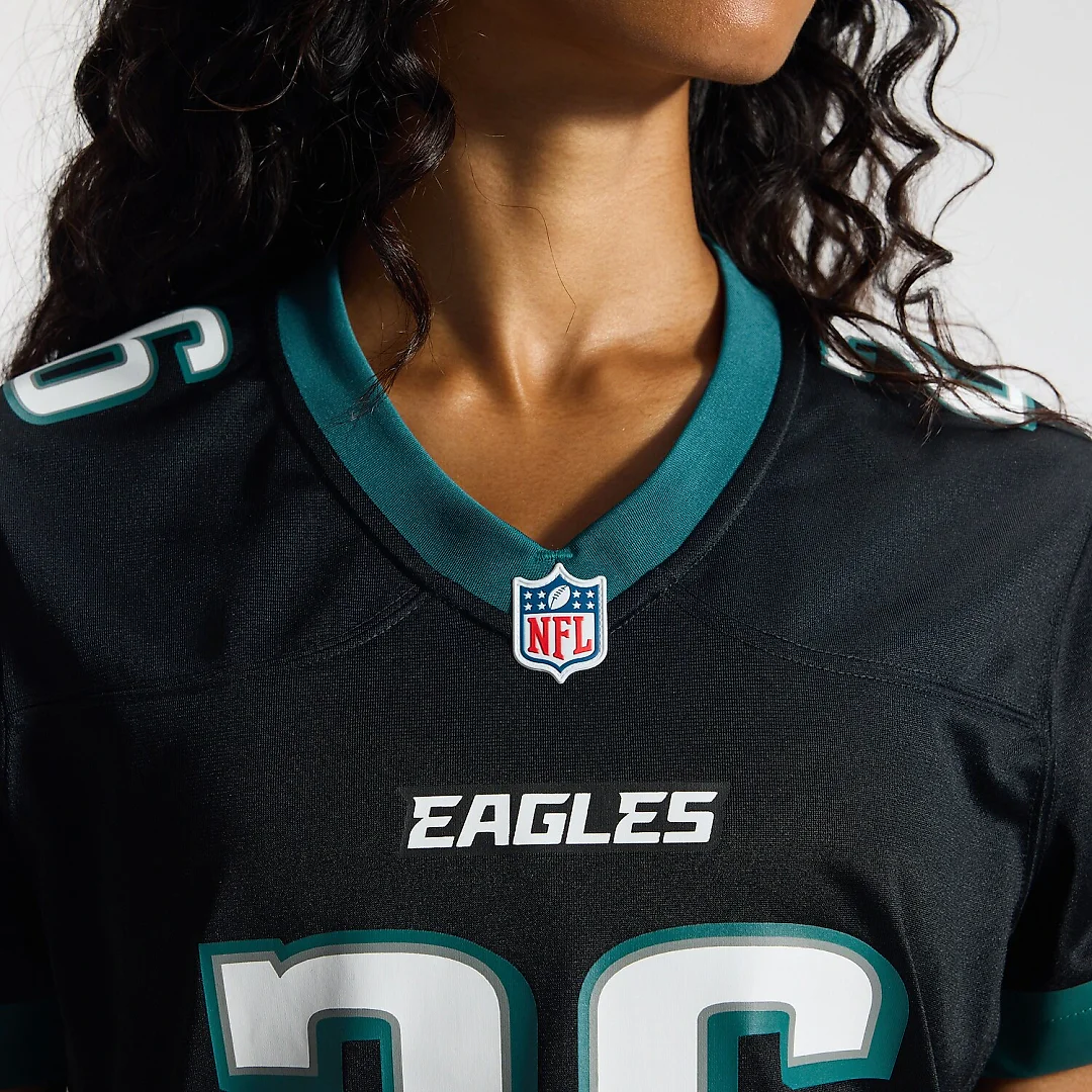 Zennovawear Saquon Barkley Philadelphia Eagles Women's Alternate Game Jersey - Black