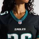 Zennovawear Saquon Barkley Philadelphia Eagles Women's Alternate Game Jersey - Black