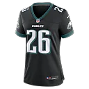 Zennovawear Saquon Barkley Philadelphia Eagles Women's Alternate Game Jersey - Black