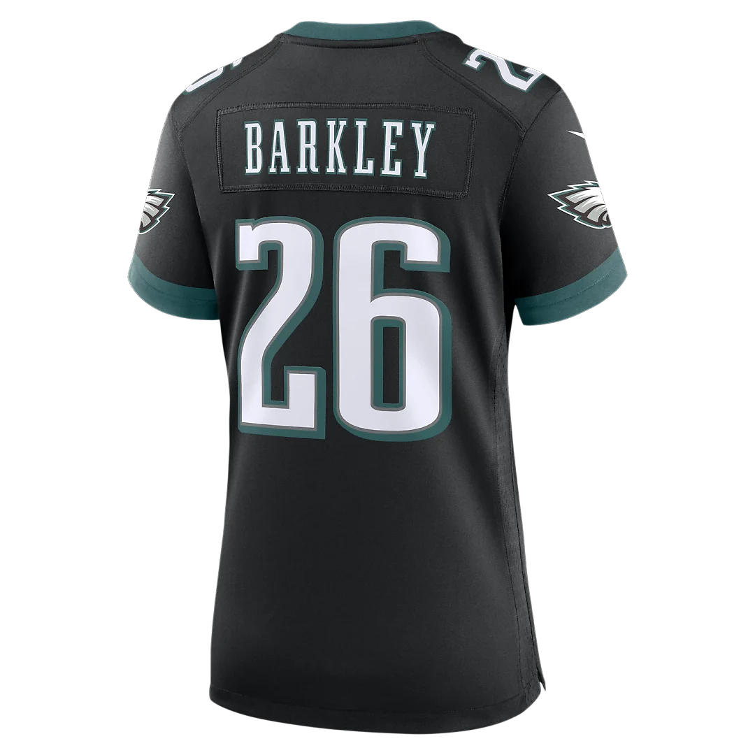 Zennovawear Saquon Barkley Philadelphia Eagles Women's Alternate Game Jersey - Black