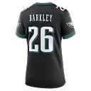 Zennovawear Saquon Barkley Philadelphia Eagles Women's Alternate Game Jersey - Black