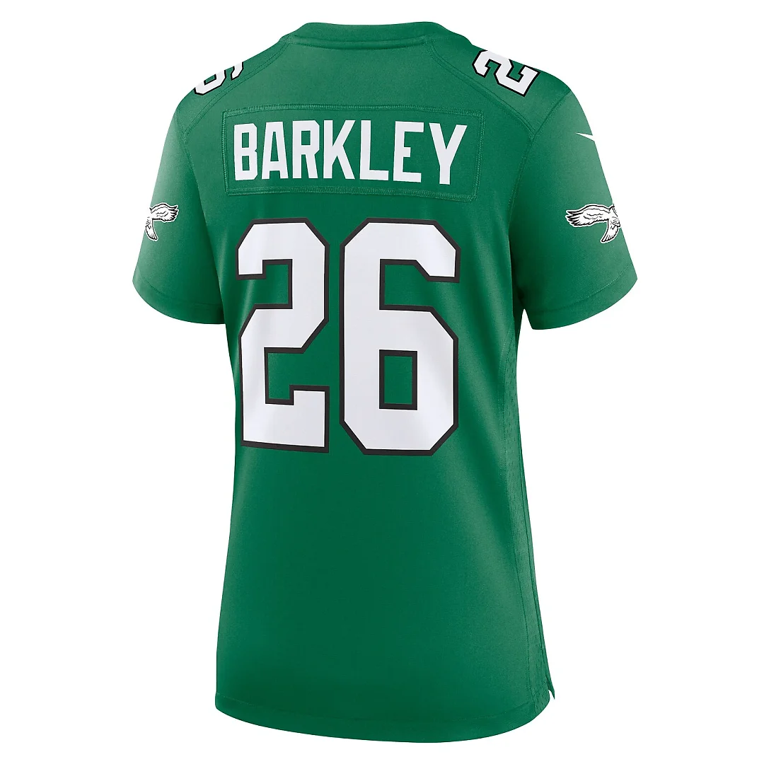Zennovawear Saquon Barkley Philadelphia Eagles Women's Alternate Game Jersey - Kelly Green