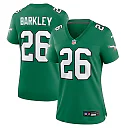 Zennovawear Saquon Barkley Philadelphia Eagles Women's Alternate Game Jersey - Kelly Green