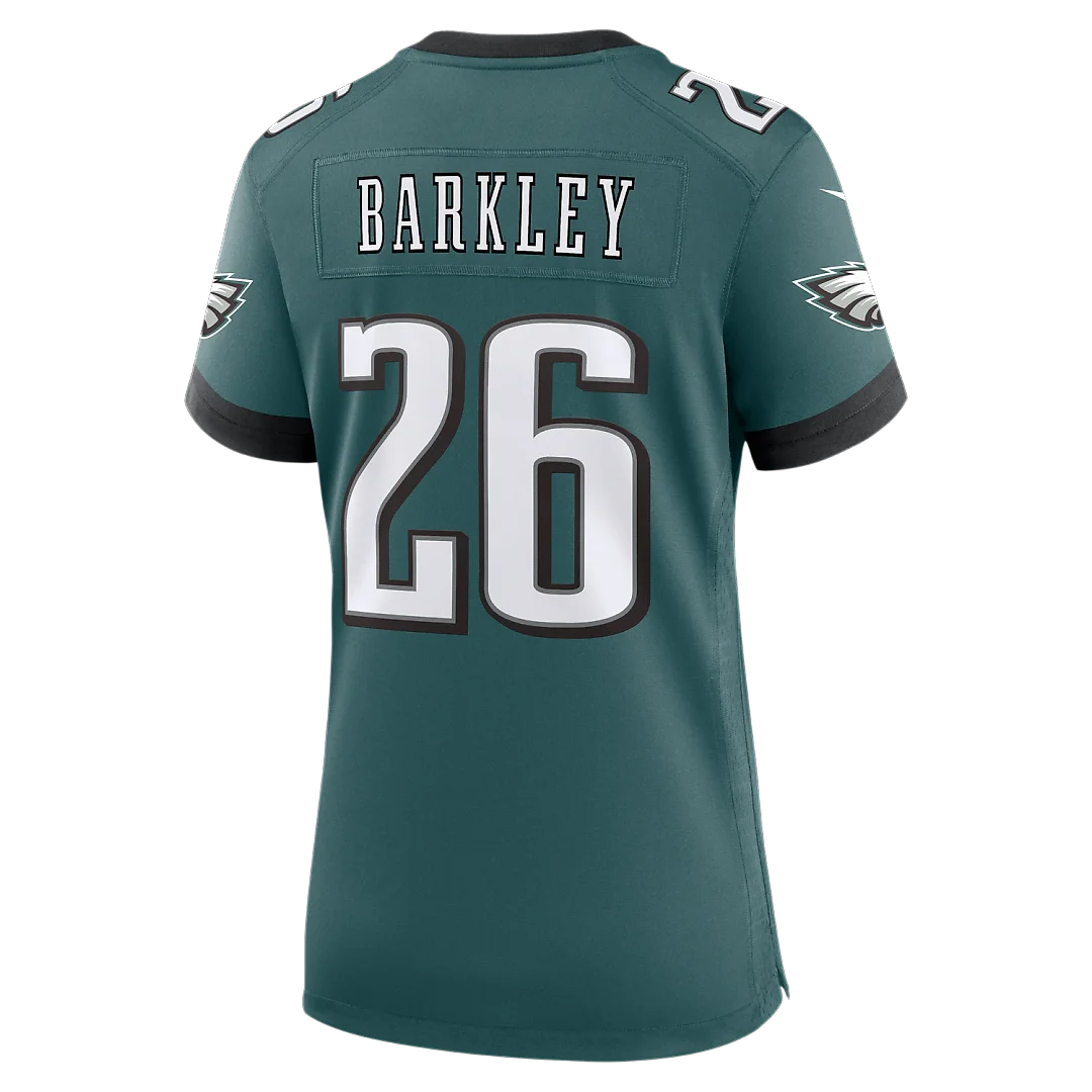 Zennovawear Saquon Barkley Philadelphia Eagles Women's Team Game Jersey - Midnight Green