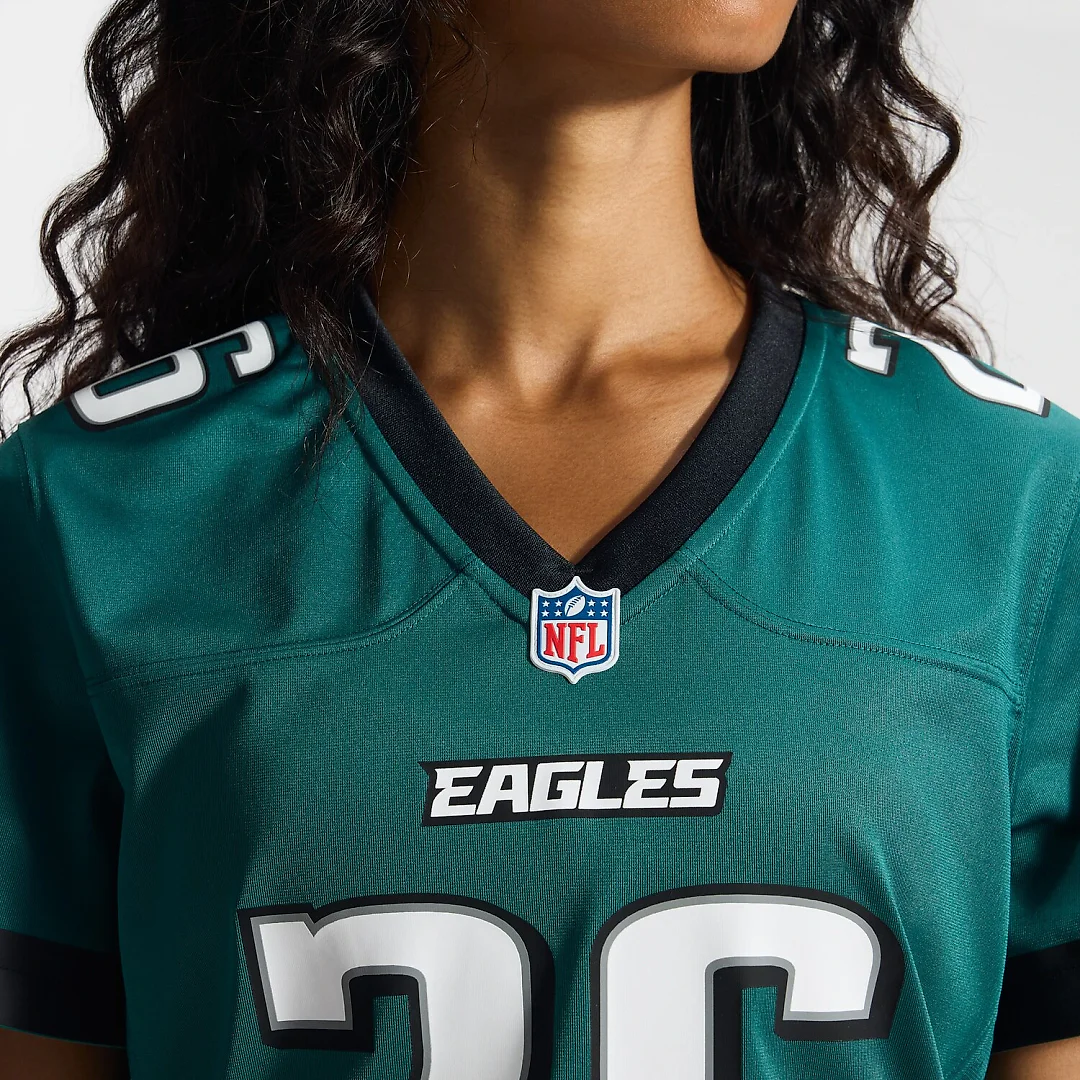 Zennovawear Saquon Barkley Philadelphia Eagles Women's Team Game Jersey - Midnight Green