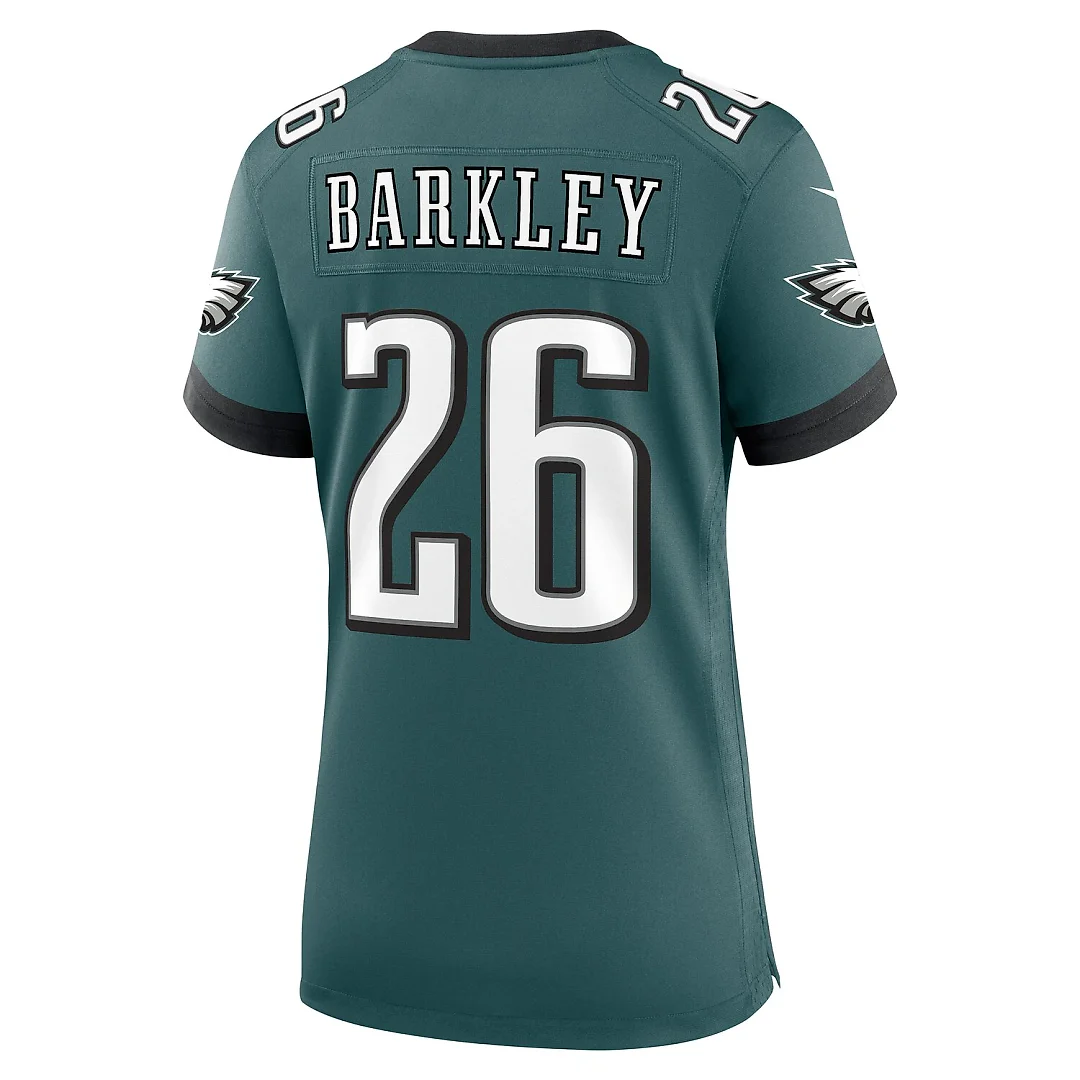 Zennovawear Saquon Barkley Philadelphia Eagles Women's Game Player Jersey - Midnight Green
