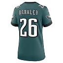 Zennovawear Saquon Barkley Philadelphia Eagles Women's Game Player Jersey - Midnight Green