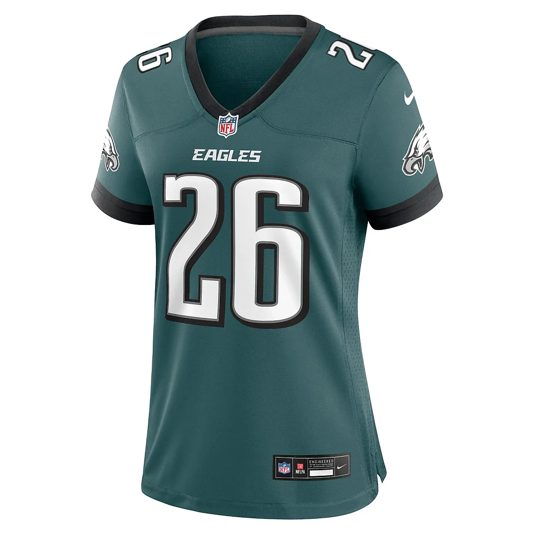 Zennovawear Saquon Barkley Philadelphia Eagles Women's Game Player Jersey - Midnight Green