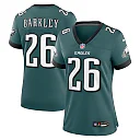 Zennovawear Saquon Barkley Philadelphia Eagles Women's Game Player Jersey - Midnight Green