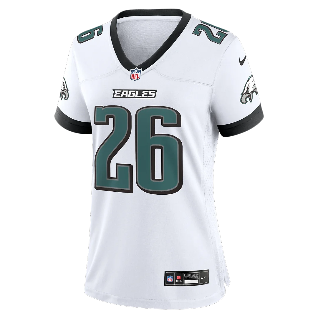 Zennovawear Saquon Barkley Philadelphia Eagles Women's Game Jersey - White
