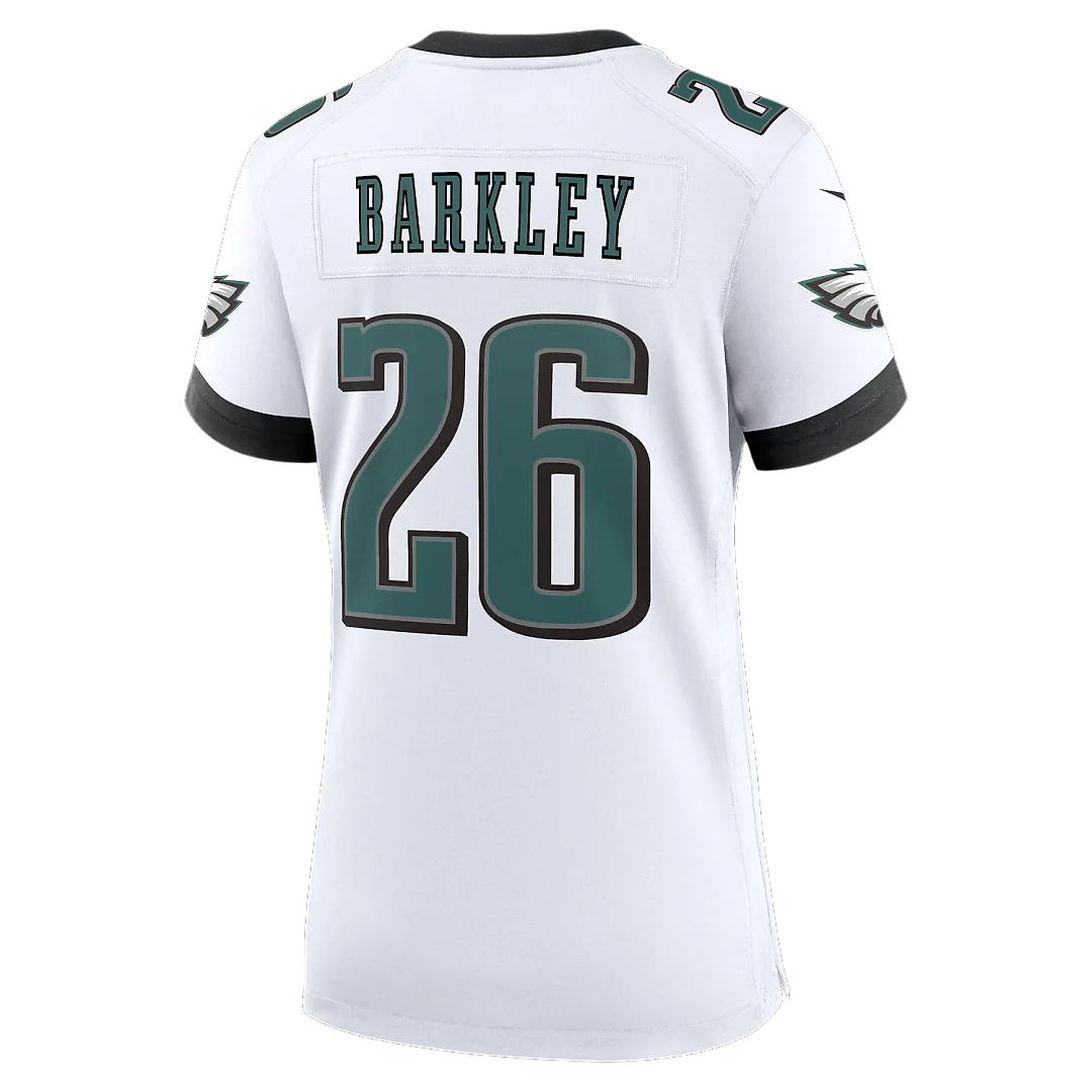 Zennovawear Saquon Barkley Philadelphia Eagles Women's Game Jersey - White