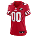 Zennovawear San Francisco 49ers Women's 80th Anniversary Custom Game Jersey - Scarlet