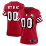 Zennovawear San Francisco 49ers Women's 80th Anniversary Alternate Custom Game Jersey - Scarlet