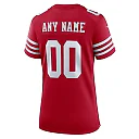 Zennovawear San Francisco 49ers Women's Game Custom Jersey - Scarlet
