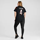 Zennovawear Sean Clifford Cincinnati Bengals Women's Team Game Jersey - Black